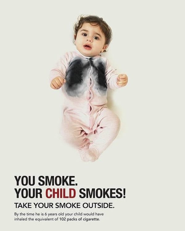 #التدخين امام طفلك لمدة ٦ سنوات يعادل تدخين الطفل ل ١٠٢ بكت سجائر!! #تدخين #تدخينك_يؤذيني #سجائر_الكترونية #صحتك #صحتك_تهمنا